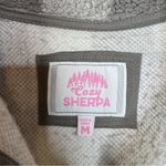 Cozy Sherpa  Gray Buffalo Plaid 1/4 Zip Pullover Size Medium Photo 2