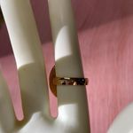 Black And White Cameo Oval Gold Ring Photo 6
