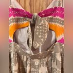 Trina Turk Gypsum Cut-Out Stretch Silk Lined Mini Dress in Cactus Flower Size 6 Photo 11