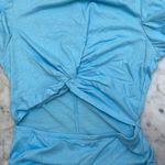NWT Acelitt women’s front cutout sky blue mini dress size s Photo 6