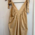 Tan Bow Strap Dress Photo 0