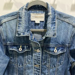Pilcro  Anthropologie Denim Distressed Medium Wash Jean Jacket Sz S Photo 1
