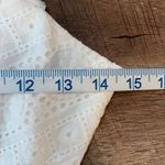 Hello Molly Womens Shirred Strappy Open Back Maxi Dress White Size Medium NWT Photo 7