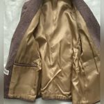 Raphaelo Vintage Wool Jacket/Blazer S11 Berry/Tan. Photo 7
