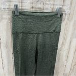 Aerie  The Hugger High Waisted Pocket Legging Green Space Dye Photo 6