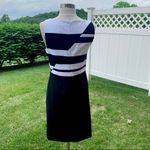 White House | Black Market WHBM Black & White Sheath Sleeveless dress Photo 9