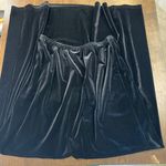 Vintage J.B.S LTD Velvet Maxi Skirt Women's Size 6 Elastic Waist Black Velour Photo 4