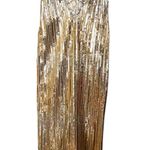 VTG Floral Beaded Cap Sleeve Gold & Silver Gown Size 12 Photo 0