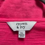 Crown & Ivy  Pink Bell Sleeve Top Photo 7