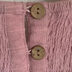 Free People  Summer Picnic Smocked Balloon Sleeve Mini Dress in Purple Pink Photo 7