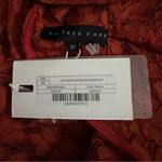 Endless Rose Rust Brown Lace Open Back Flare Sleeve Bodysuit Size XS Photo 11