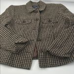 Jones New York Black and White Tweed Blazer Photo 4