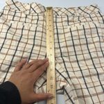 Anthropologie The Essential Collection by  Pants Womens 14 TALL Beige Multi Check Photo 10