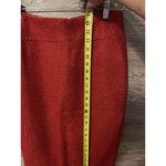 Anthropologie Moulinette Soeurs Pencil Skirt Red Wool Career Knit Size 2 NEW Photo 3