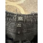BDG  mom tie waist paperbag black denim jeans size 25 Photo 3
