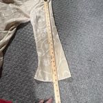 Selene Sport Womens Large Beige Shift Dress Pullover Polyester Floral Embroidery Tan Photo 8