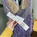 Jovani  03023‎ beaded gown with feather detail NWT Photo 7