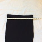 Bec & Bridge  EUC Knit Ribbed Black Maxi Skirt with High Slit - Size 4 Photo 6