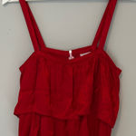 Koch  Red Layered Women's Top Photo 0