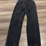ZARA  Black Denim High Waisted Mom Jeans Photo 0