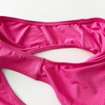 Old Navy [] Hot Pink Rib Knit Balconette Bikini Top Matching Bottoms Swimsuit XL Photo 9