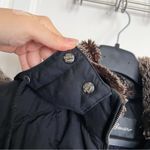 Eddie Bauer • Yukon Classic Down Jacket black puffer quilted hood faux fur Photo 5