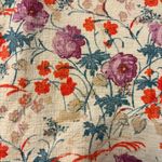 Ann Taylor  white and purple floral high waisted side zip dressy shorts size 8 Photo 11