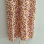 Japna Japan Chic Floral Midi Dress with Ruffle Straps Photo 3