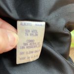 Alberto Makali Vintage 90s gray wool pant suit fur collar pinstripe size 10 Photo 3