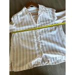 Lola River Pink / White striped Button Down Shirt 100% Cotton Women’s size XS Photo 8