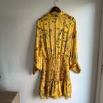 Alexis  Rianna Floral Smocked Ruffled Mini Dress Large Photo 2