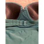 Old Navy  Tankini Swim Top Women's XS Green Underwire Halter Strap Padded Bra NEW Photo 5
