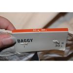 Abercrombie & Fitch Womens Baggy Cream Denim Cargo Pants Utility Pants Sz 31 NWT Photo 4