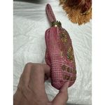 Vintage Hand Made Beaded Cloth Bag Drawstring Pouch Beggars Bag Photo 5