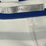 ZARA Woman’s Trafaluc Blue and White Striped Top Size Medium Photo 4
