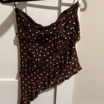 Brown strapless top Size M Photo 0