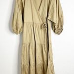 Sweet Baby Jamie Dress Taupe Wrap Neutral Size Small Brown Photo 1