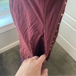 Free People Samantha Embroidered Puff Sleeve Button Front Maxi Dress Medium Photo 11