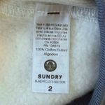 Sundry  Pullover Sweatshirt Gray Blue Red M Photo 3