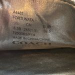 Coach  Fortunata Loafer Suede Grey Gray with Signature "C" Size 8.5 Photo 4