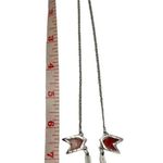 Red Faux Turquoise Triple Arrow Snail Chain Boho Tribal Necklace Photo 6