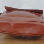 Giani Bernini Leather Croc Patterned Trim Crossbody Bag Photo 8