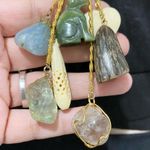 Vintage VOGUE Runway Precious Stones Necklace Photo 9