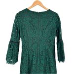 Eliza J Hunter Green Lace Bell Sleeve Short Dress size 2 V Neck NWT Photo 6