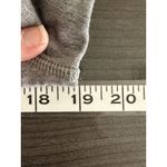 Lululemon  Women Long Sleeve Top Small Athletic Gray Curved Hem Thick Scoop Neck Photo 5