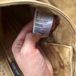 American Eagle AE High Rise Mustard Yellow/tan Denim Shorts Photo 3