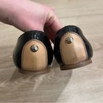 Giuseppe Zanotti  Design Black Patent Leather Buckle Ballet Flats Size 38.5/8.5 Photo 5