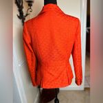 Banana Republic Orange Blazer Double Breasted Textured Jacket Suit Coat Photo 2