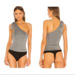 Lovers + Friends Mimi Metallic One Shoulder Bodysuit Photo 5