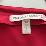 Victoria's Secret Y2K  Silk Red slip dress Vtg Lace trim Babydoll coquette Size M Photo 8